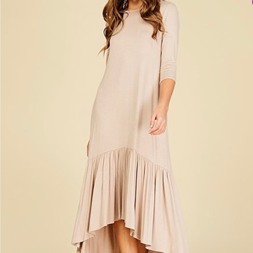 Annabelle USA ruffle hem midi dress